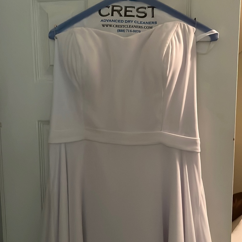 All white, debutante a-line dress. CUSTOM MADE. Size: 14